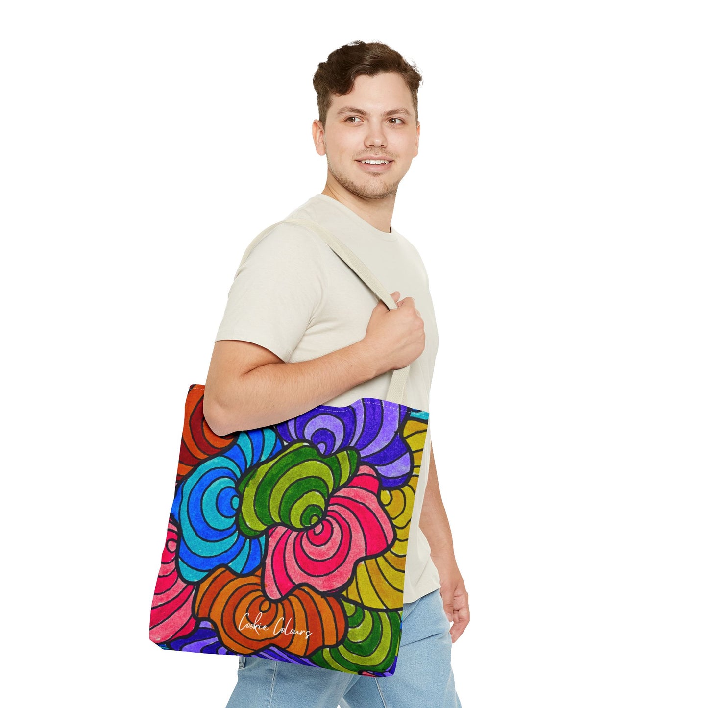 Regal Plumage Spiral | Tote Bag