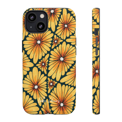 Golden Sunflowers | Premium Phone Case