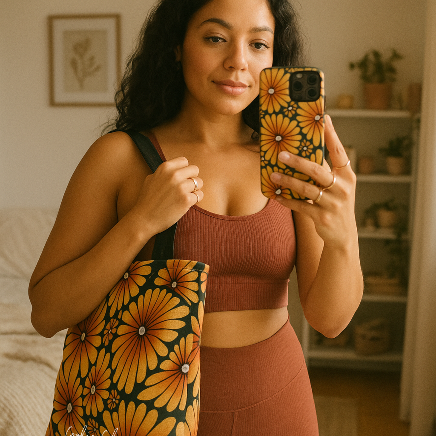 Golden Sunflowers | Premium Phone Case