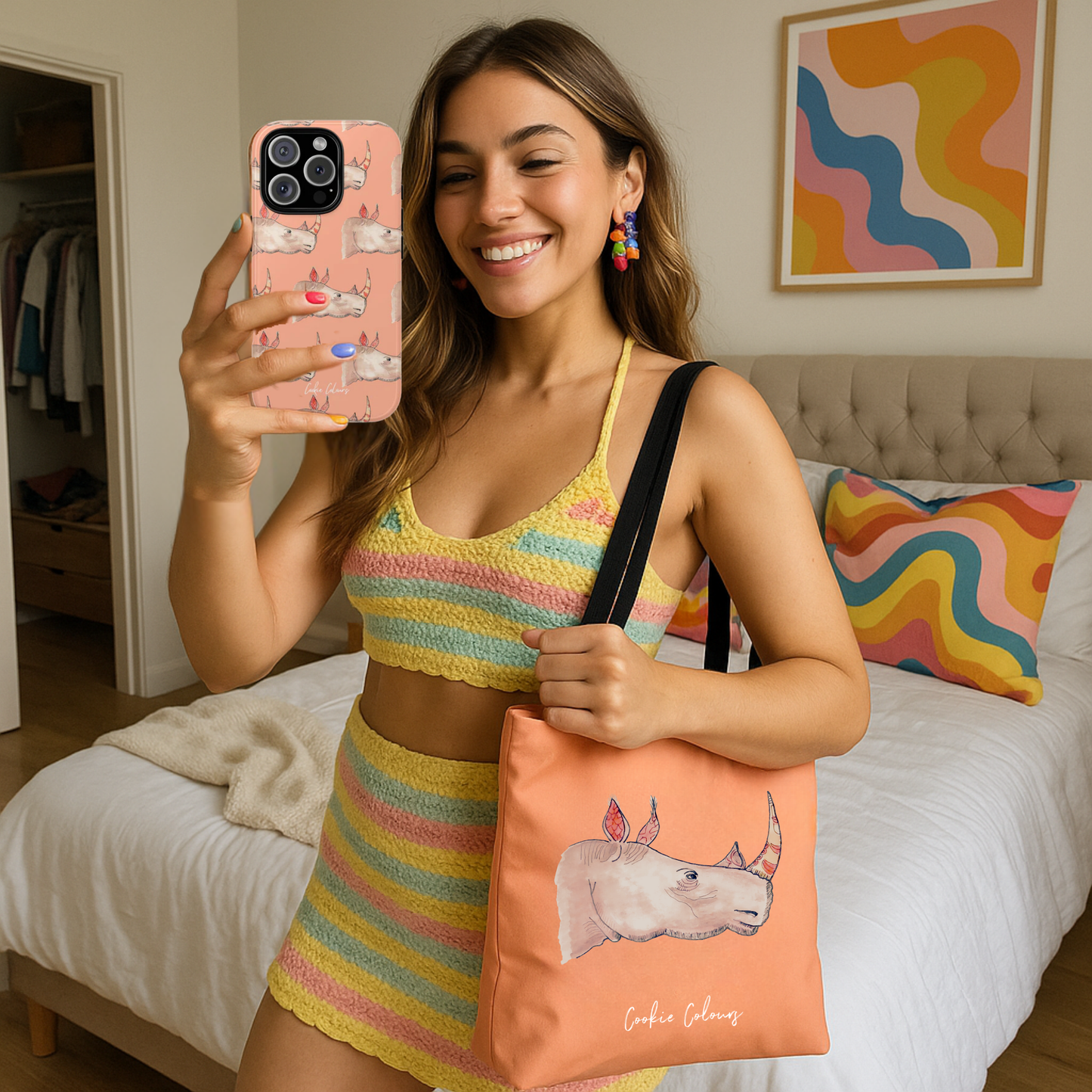 Hello Rhino | Premium Phone Case