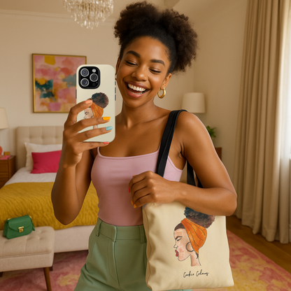 Lady of Fro | Premium Phone Case
