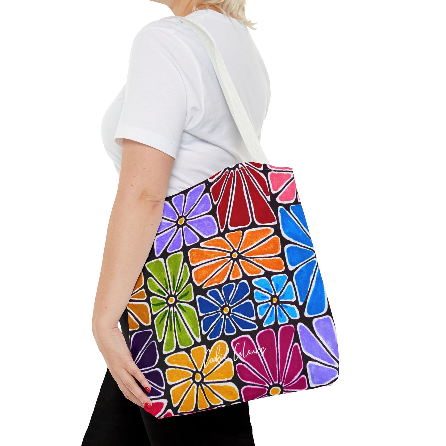 Boxed Bloom Burst | Tote Bag