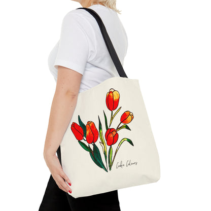 Red Tulips | Tote Bag