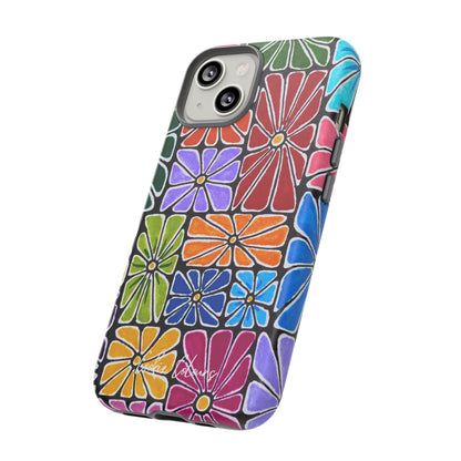 Boxed Bloom Burst | Premium Phone Case