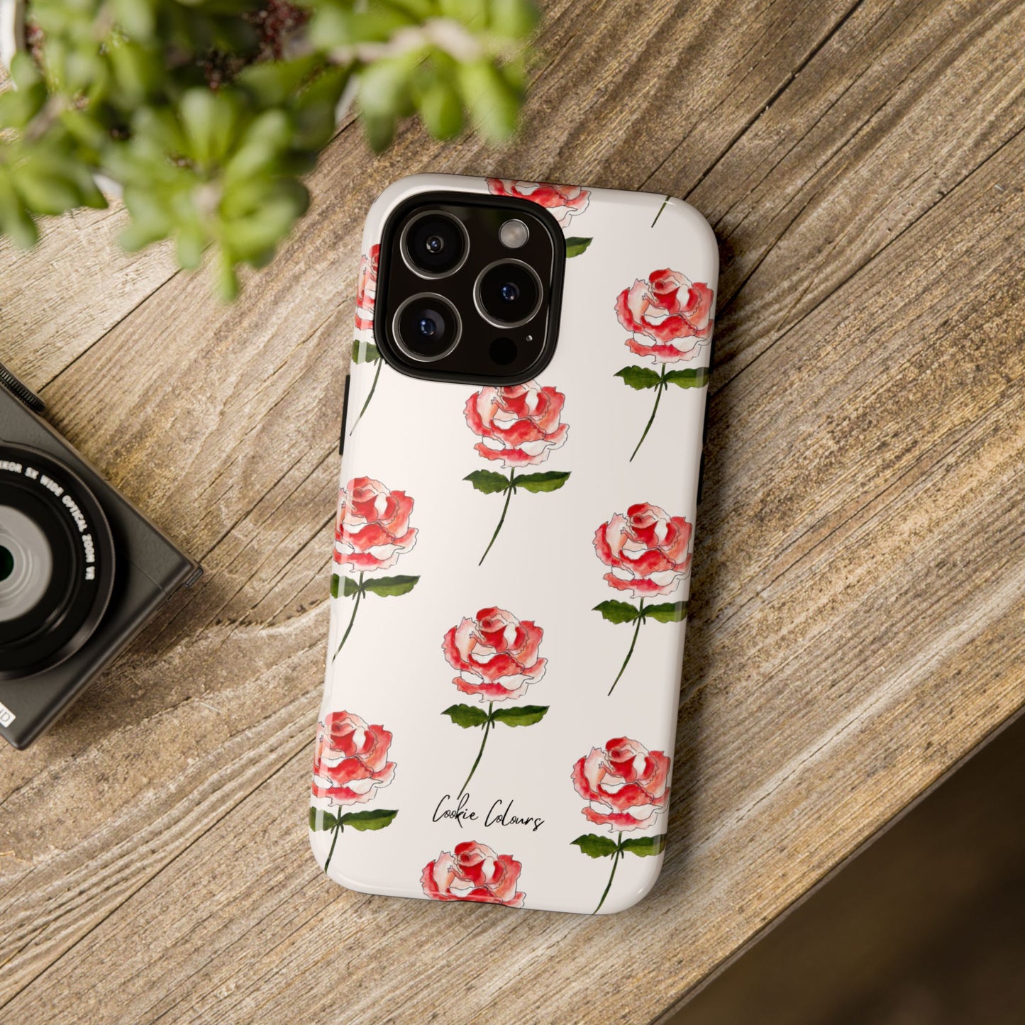 Rosa Rosa | Funda Premium para Teléfono