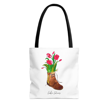 Flower Boot | Tote Bag