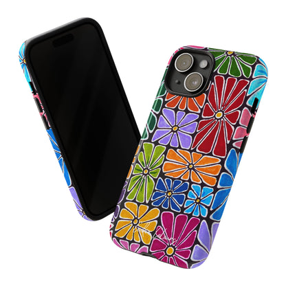 Boxed Bloom Burst | Premium Phone Case