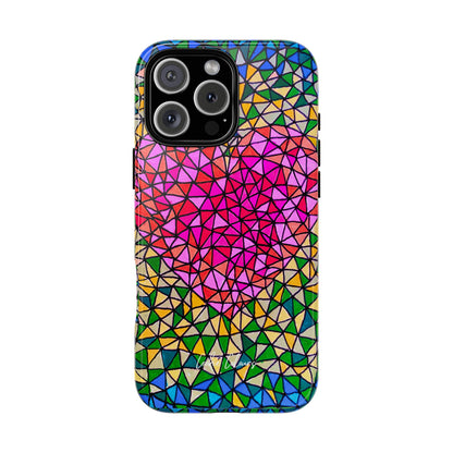 Corazón en llamas | Funda premium para teléfono