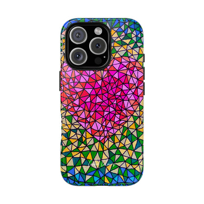 Corazón en llamas | Funda premium para teléfono