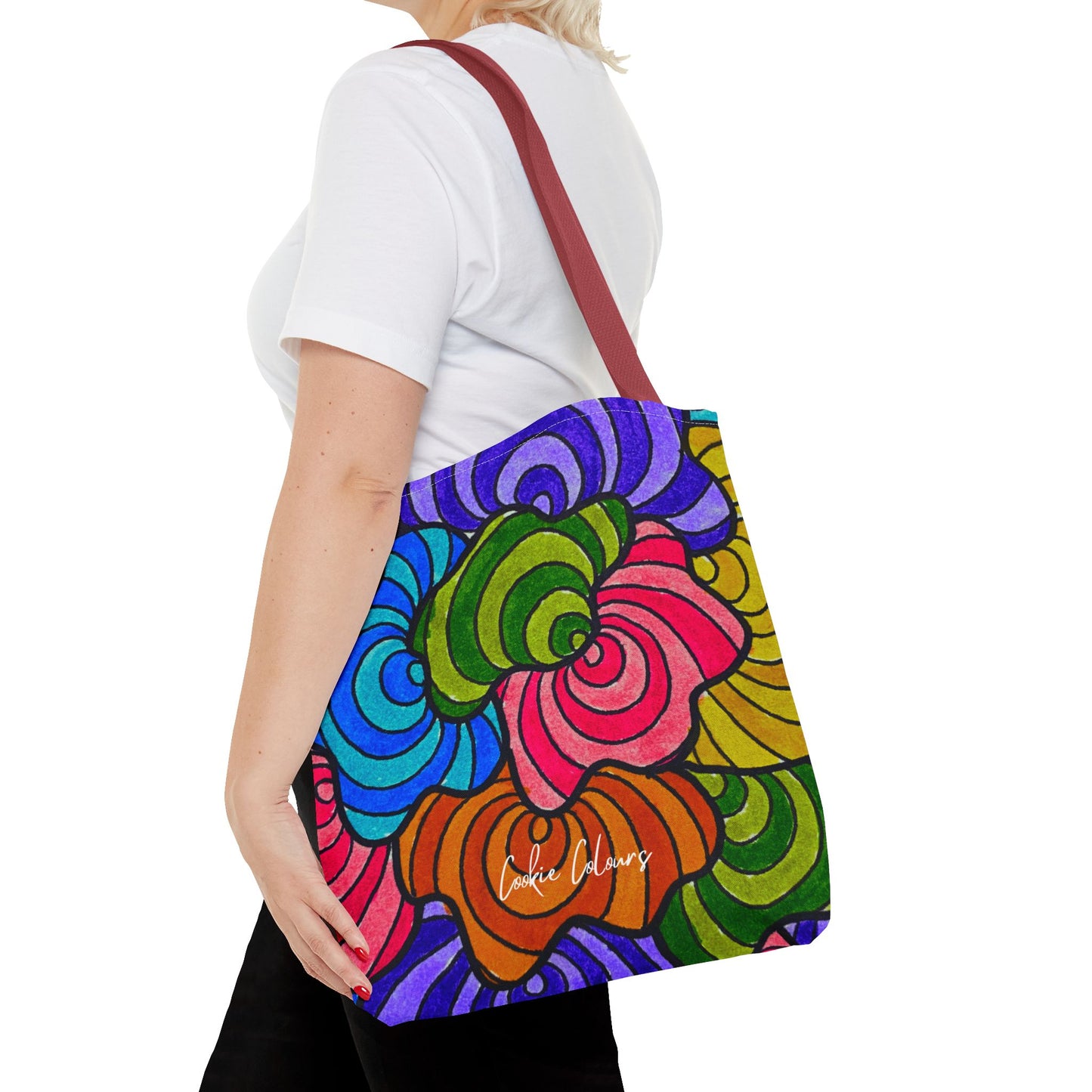 Regal Plumage Spiral | Tote Bag