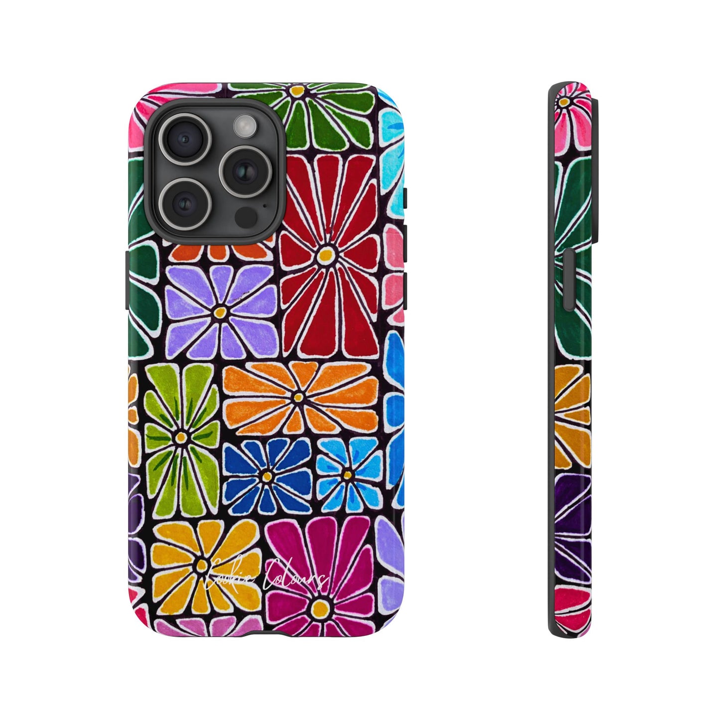 Boxed Bloom Burst | Premium Phone Case