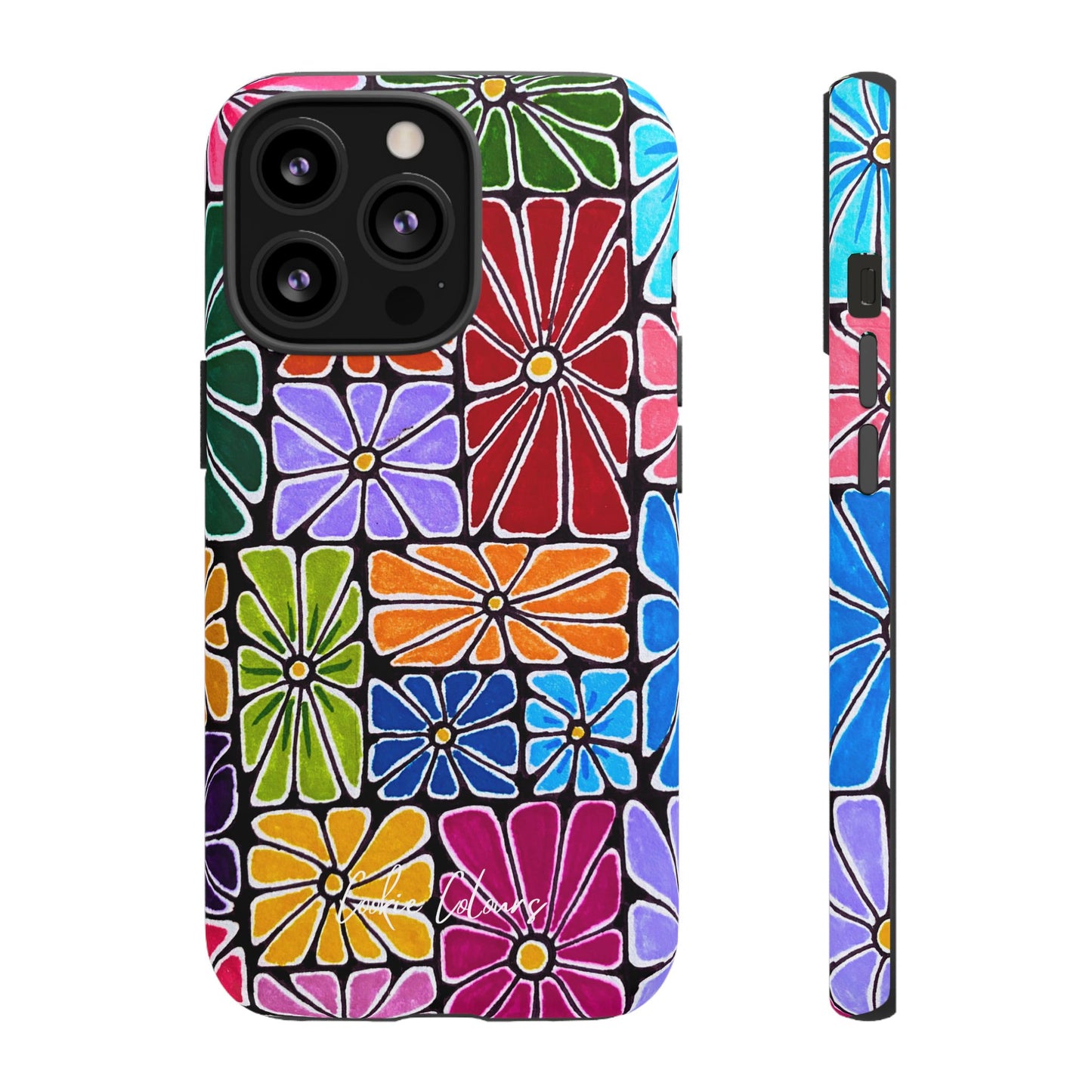 Boxed Bloom Burst | Premium Phone Case