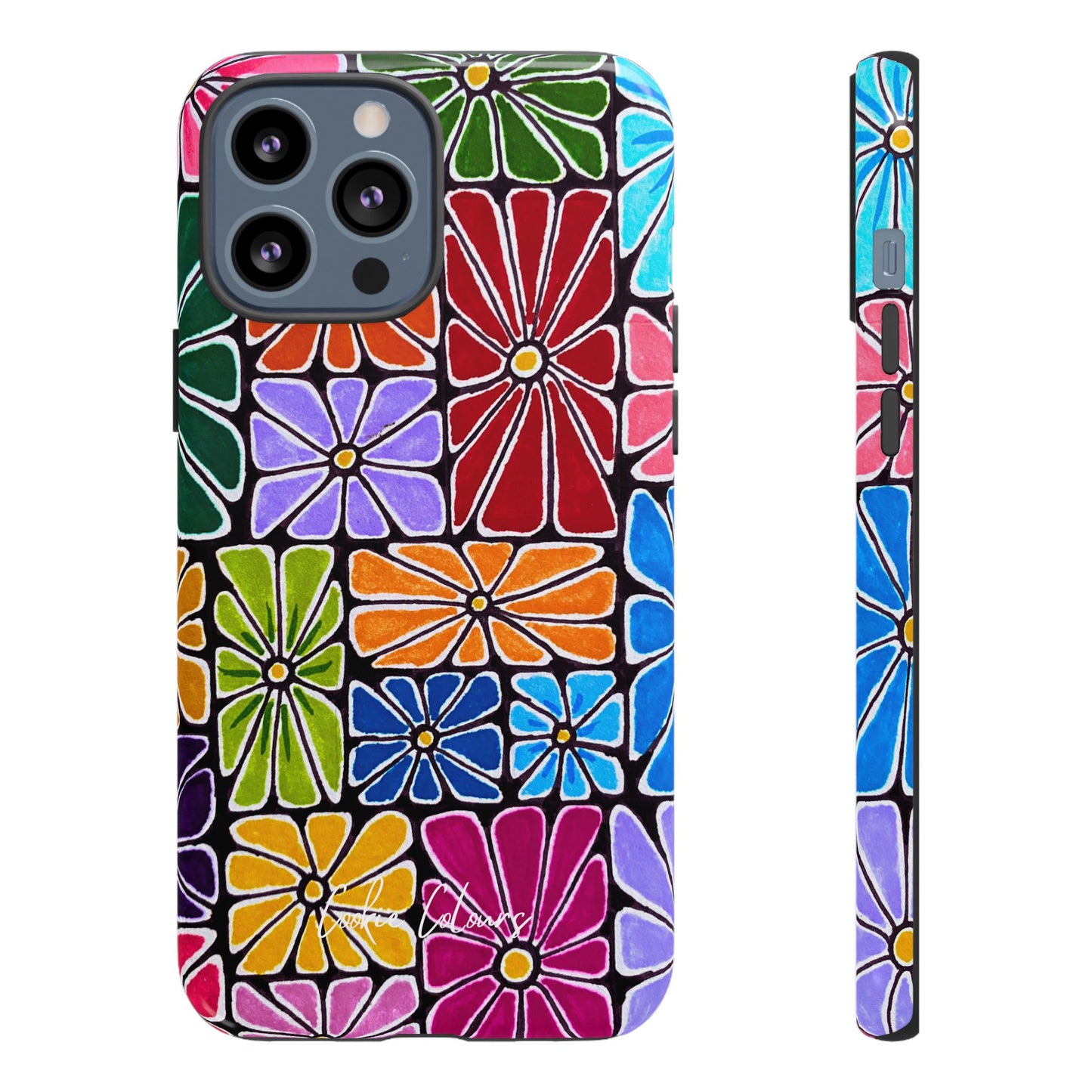 Boxed Bloom Burst | Premium Phone Case