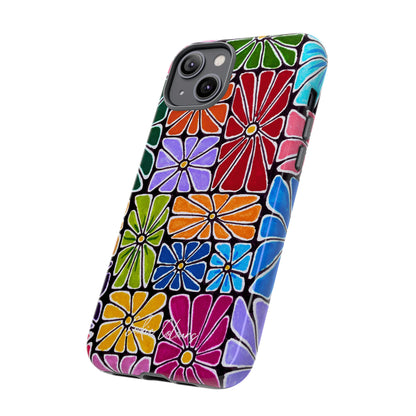 Boxed Bloom Burst | Premium Phone Case