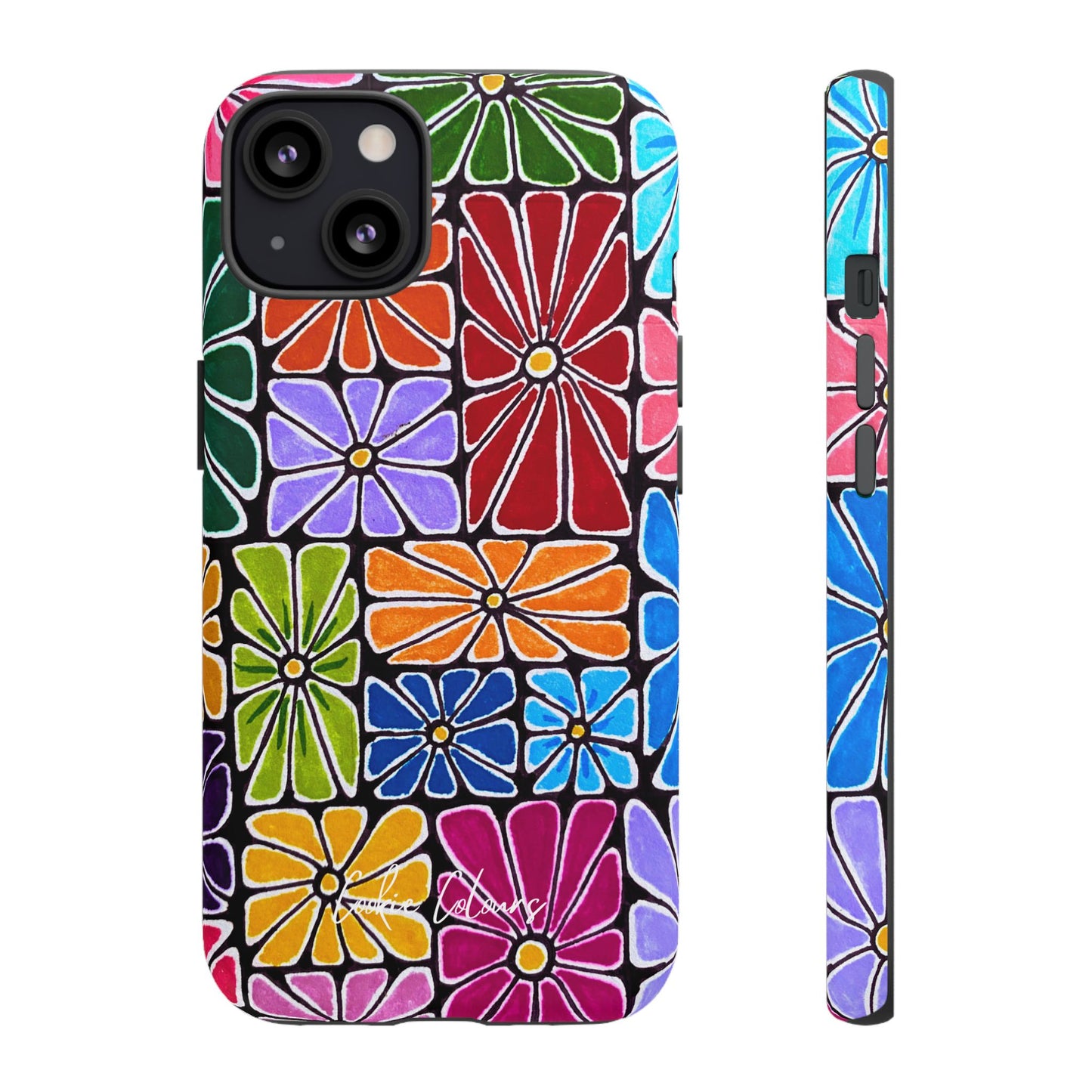 Boxed Bloom Burst | Premium Phone Case