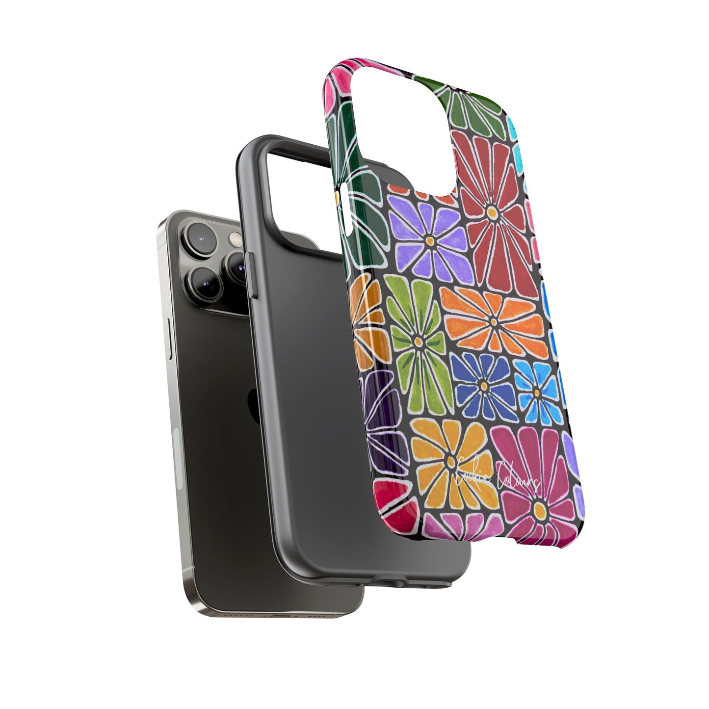 Boxed Bloom Burst | Premium Phone Case