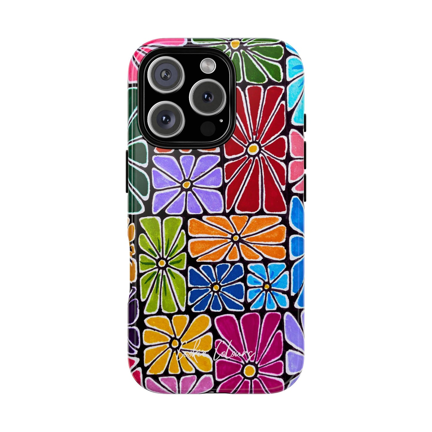 Boxed Bloom Burst | Premium Phone Case